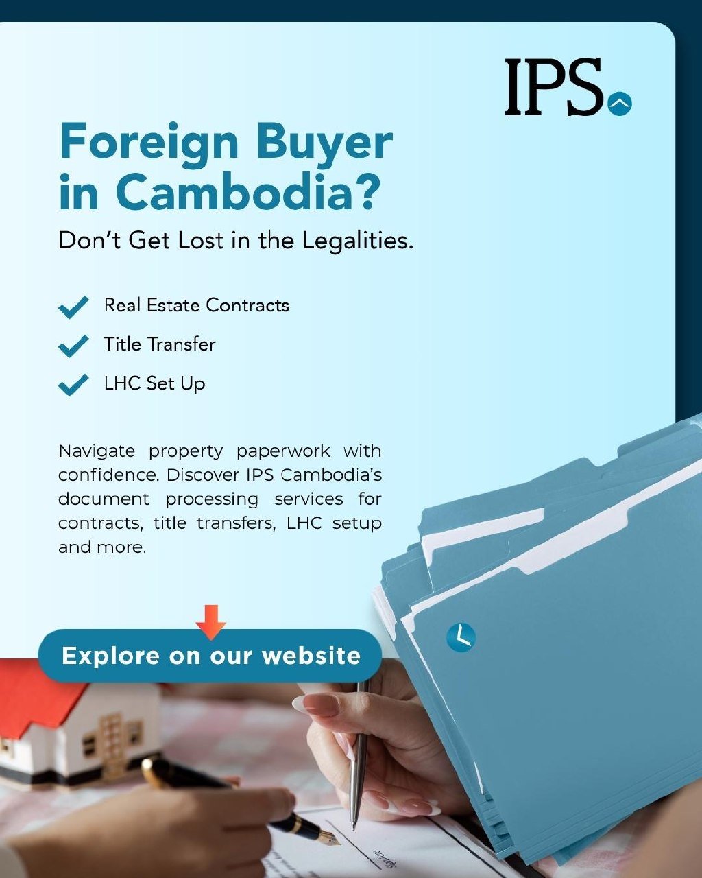 IPS Cambodia提供房产法律文书及产权转换服务
