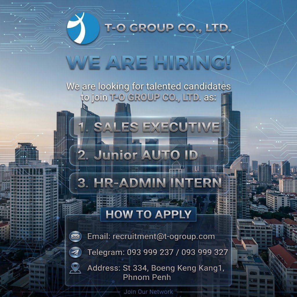 T-O GROUP招聘销售及HR实习生 BKK1上班