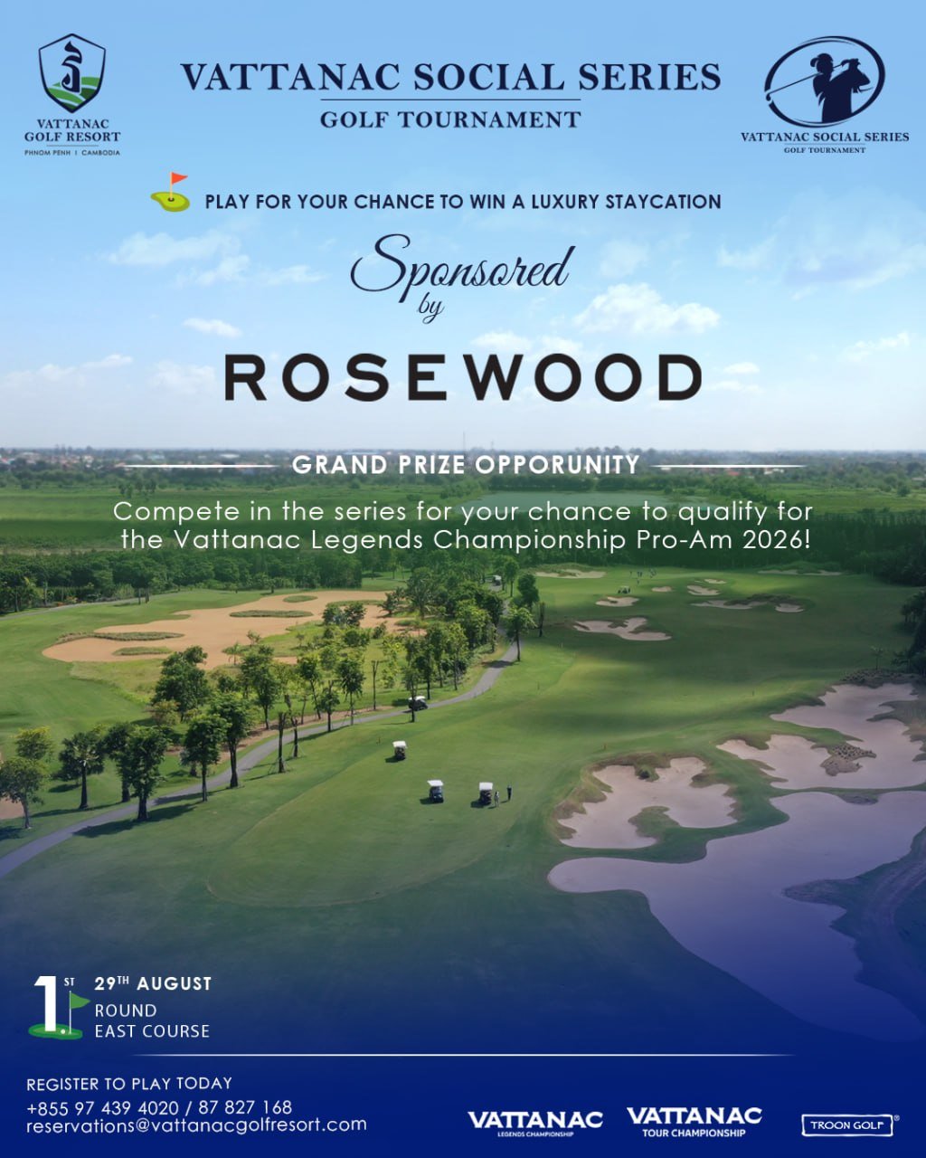 Vattanac高尔夫系列赛2026开启 赢取Rosewoo