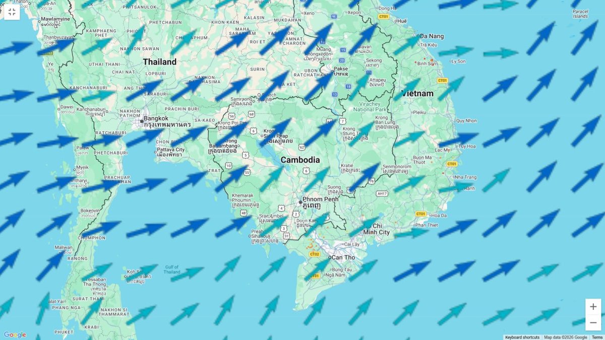 柬埔寨全国空气质量监测报告 AQI指数优良