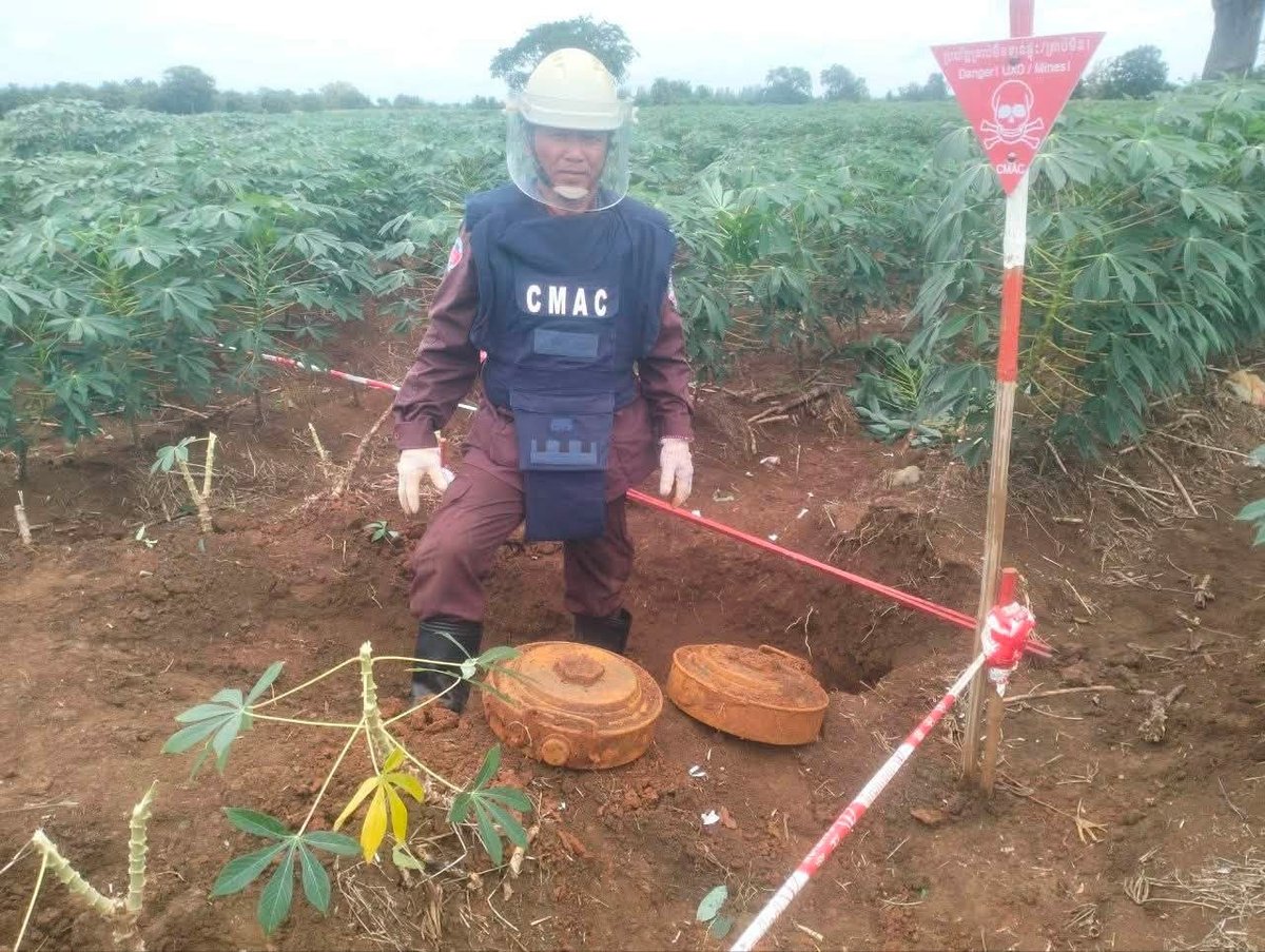 柬埔寨地雷行动中心启动新排雷项目 昔日战场转型农业出口基地