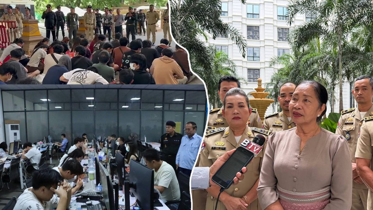 柬埔寨当局正调查犯罪团伙诱骗从泰国回流的劳工从事网诈活动的案