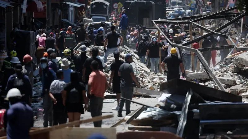 哥伦比亚地震死亡人数超250人 救援行动持续进行