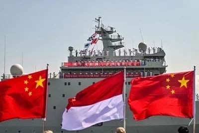 中印尼海军在台湾东部海域完成联合演习