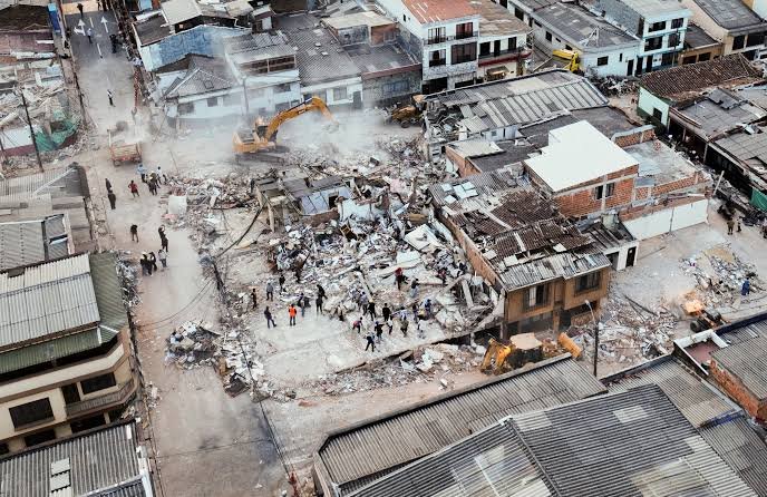 哥伦比亚地震救援进入尾声 伤亡人数持续上升