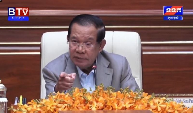 洪森建议劳工部及柬埔寨妇女理事会针对网络诽谤行为采取法律行动
