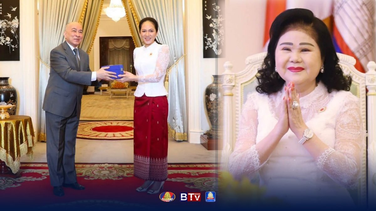 柬埔寨红十字会接收国王捐赠