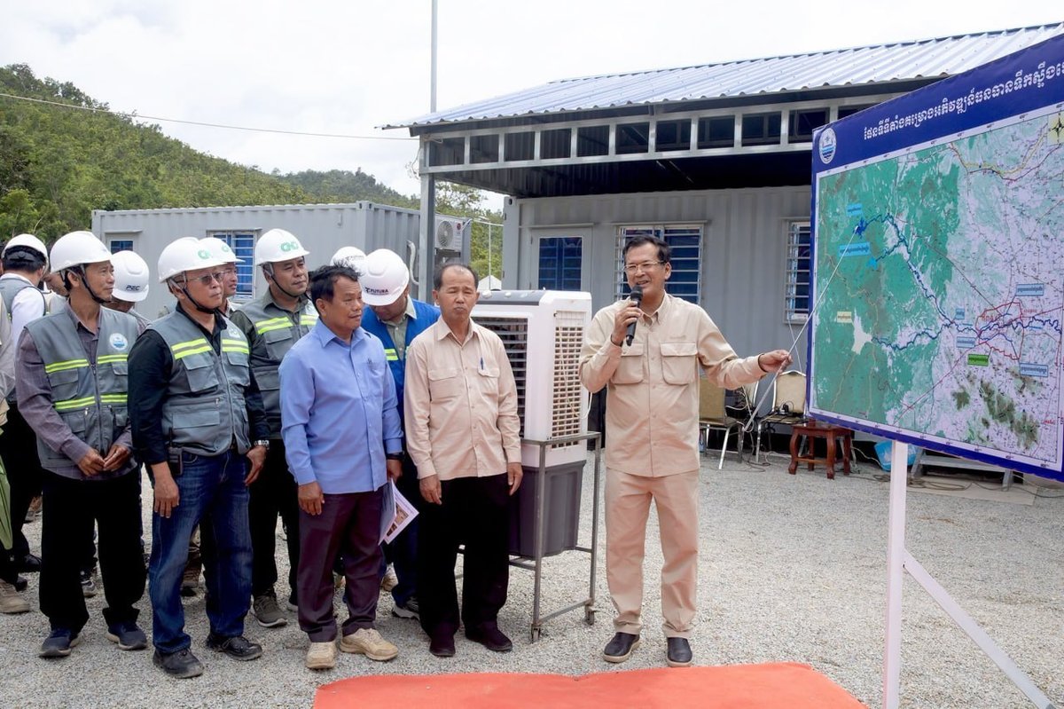 克列溪水利开发项目视察 建成后库容达1.15亿立方米