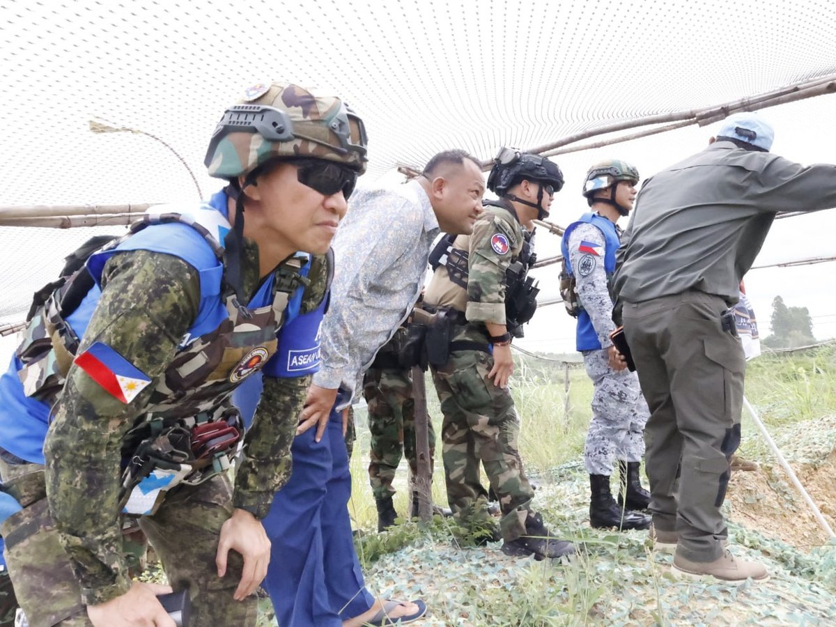 东盟观察团持续监测柬泰边境上丁口岸 确保边境局势稳定