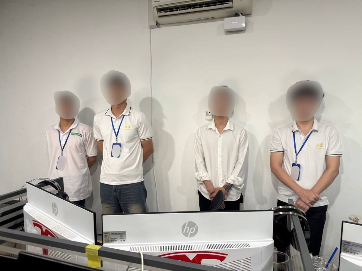 柬埔寨警方破获非法网贷团伙 4名越南籍嫌疑人落网