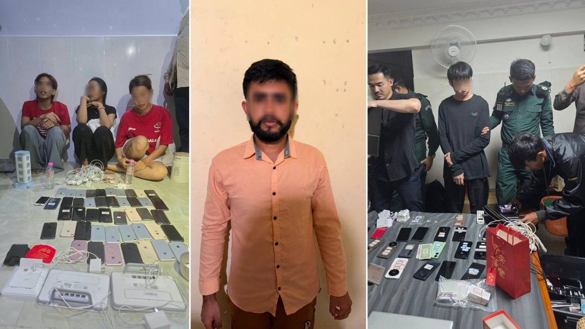 金边警方近期开展专项行动,成功捣毁4处网络诈骗窝点,并逮捕了