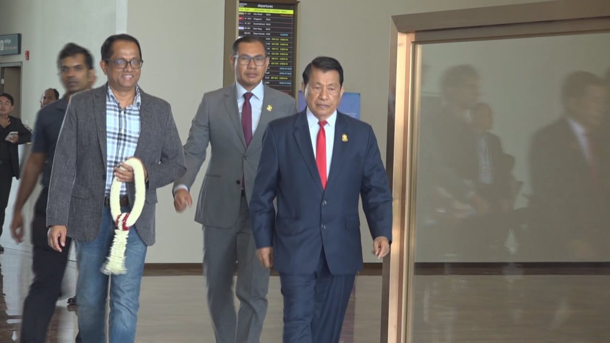 ISC-2会议各国代表团陆续抵达金边