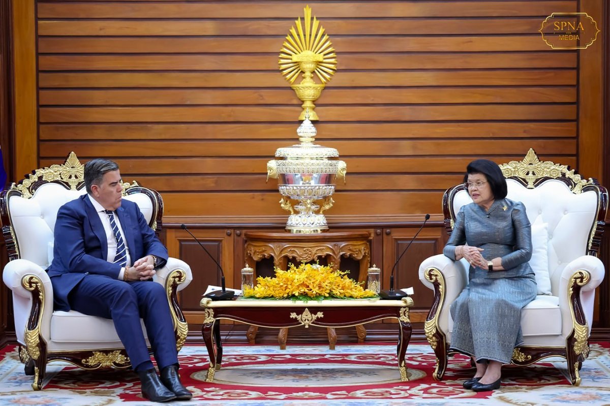 柬埔寨国会主席昆索达丽会见澳大利亚国会代表团