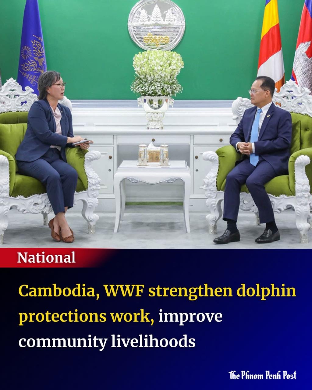 柬埔寨与WWF加强合作 保护湄公河海豚及生态