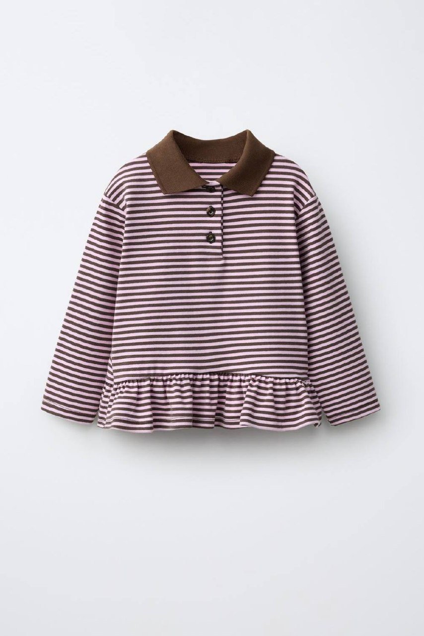 Zara新款条纹Polo衫上市 售价9.59万瑞尔