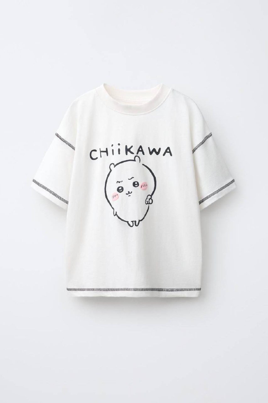 Zara联名Chiikawa印花T恤上架 售价7.99万瑞尔