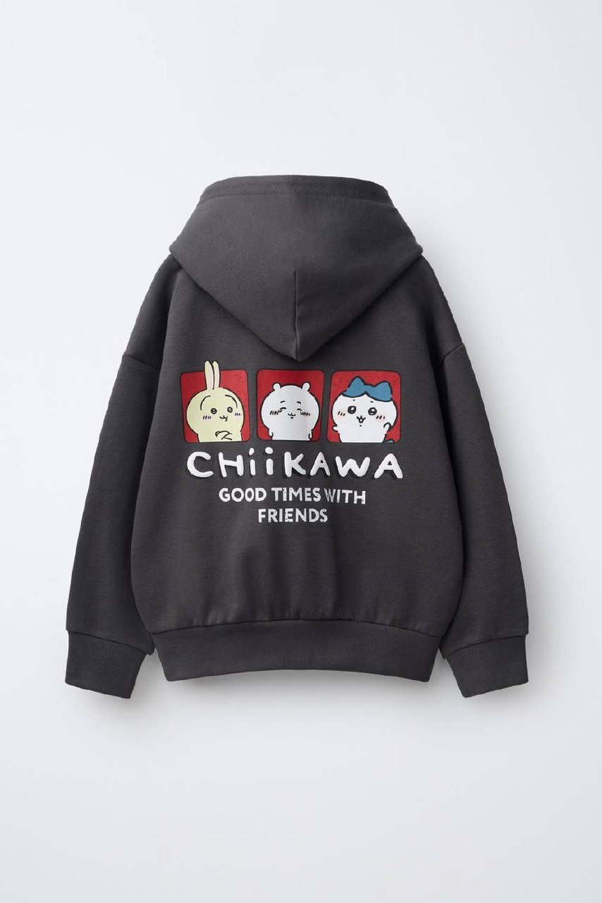 Zara联名Chiikawa印花卫衣上架 售价15.99万瑞