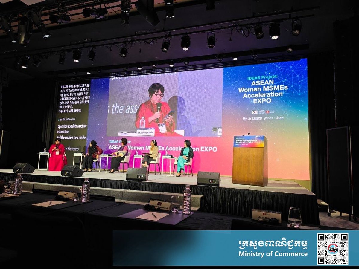 柬商务部代表出席韩国东盟女性中小企业博览会