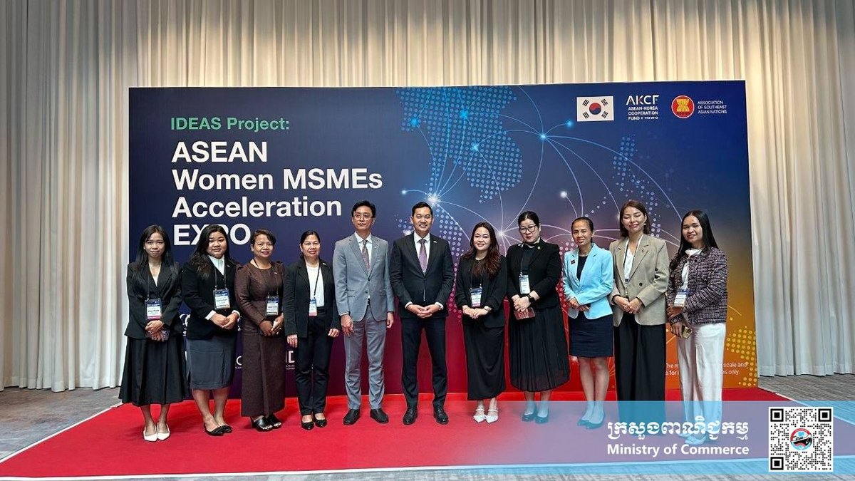 柬商务部代表出席韩国东盟女性中小企业博览会
