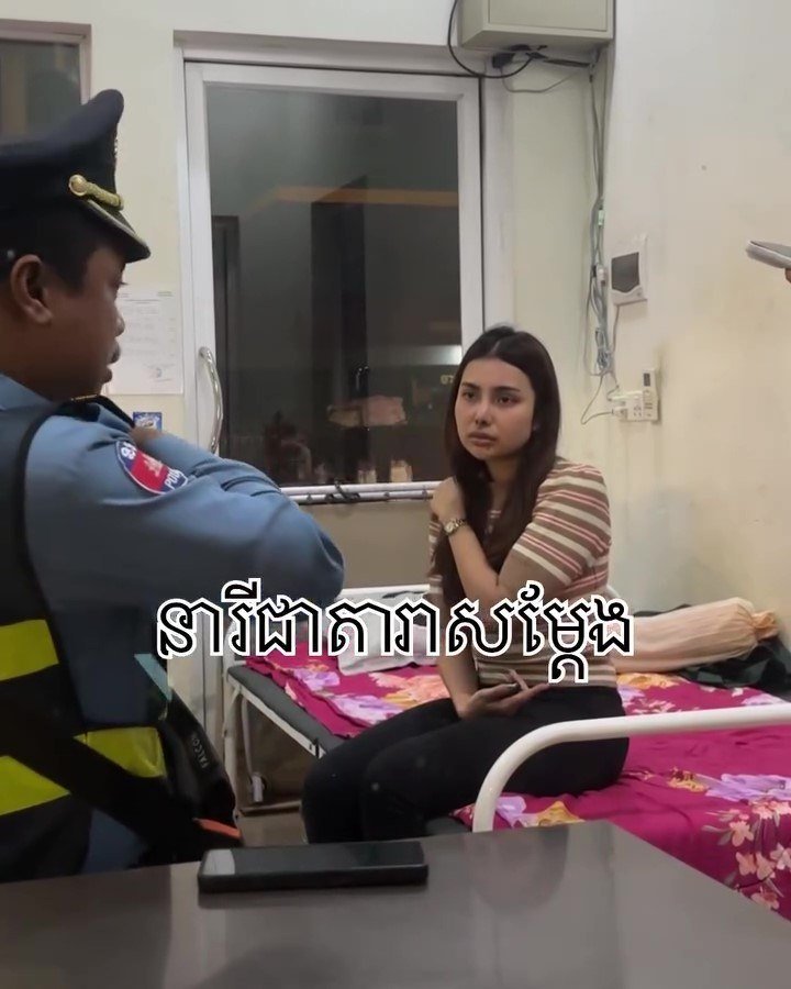 金边水净华发生街头追逐事件 涉事车辆撞入警察局