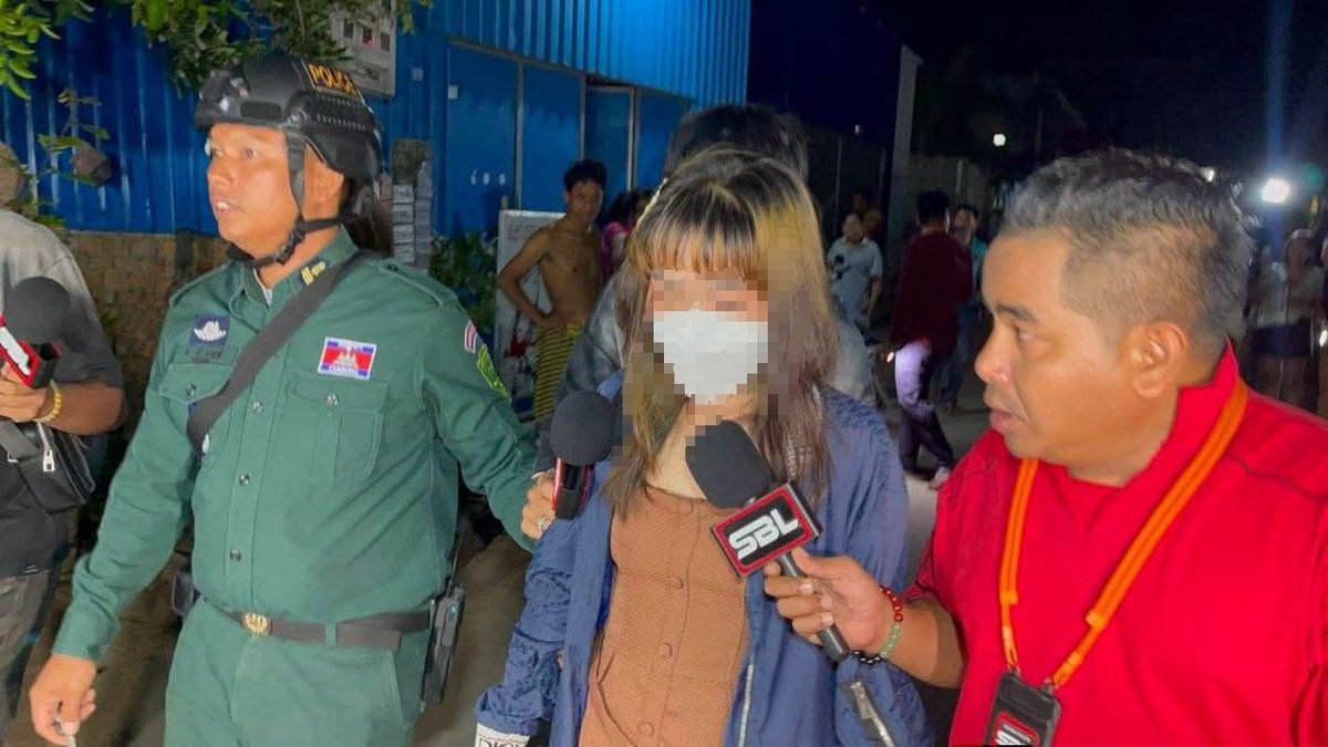 金边铁桥头区发生轮奸案 2名嫌疑人被捕