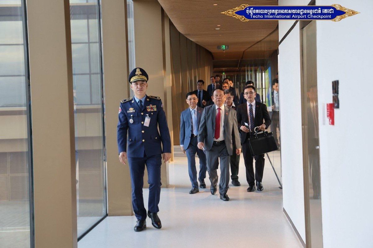 德崇国际机场安保升级 内政部高层赴越访问