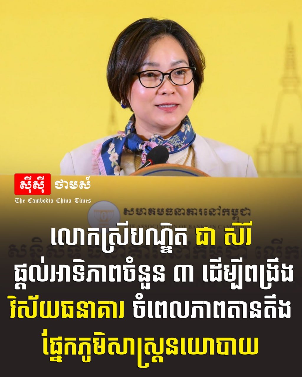 谢丝蕾行长提出三大优先事项 旨在强化银行体系韧性