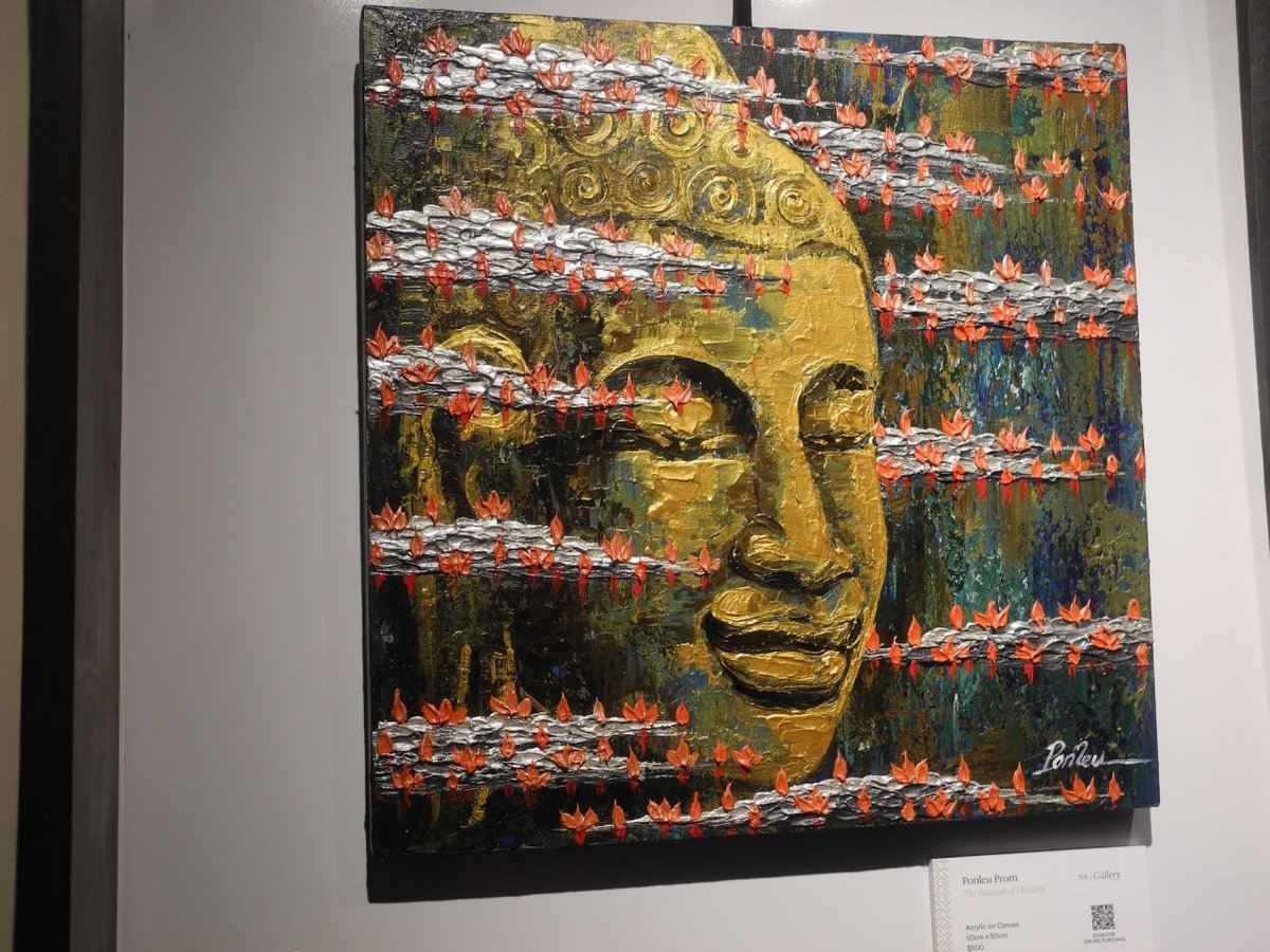 艺术家Prom Ponleu作品展在金边索菲特酒店开幕