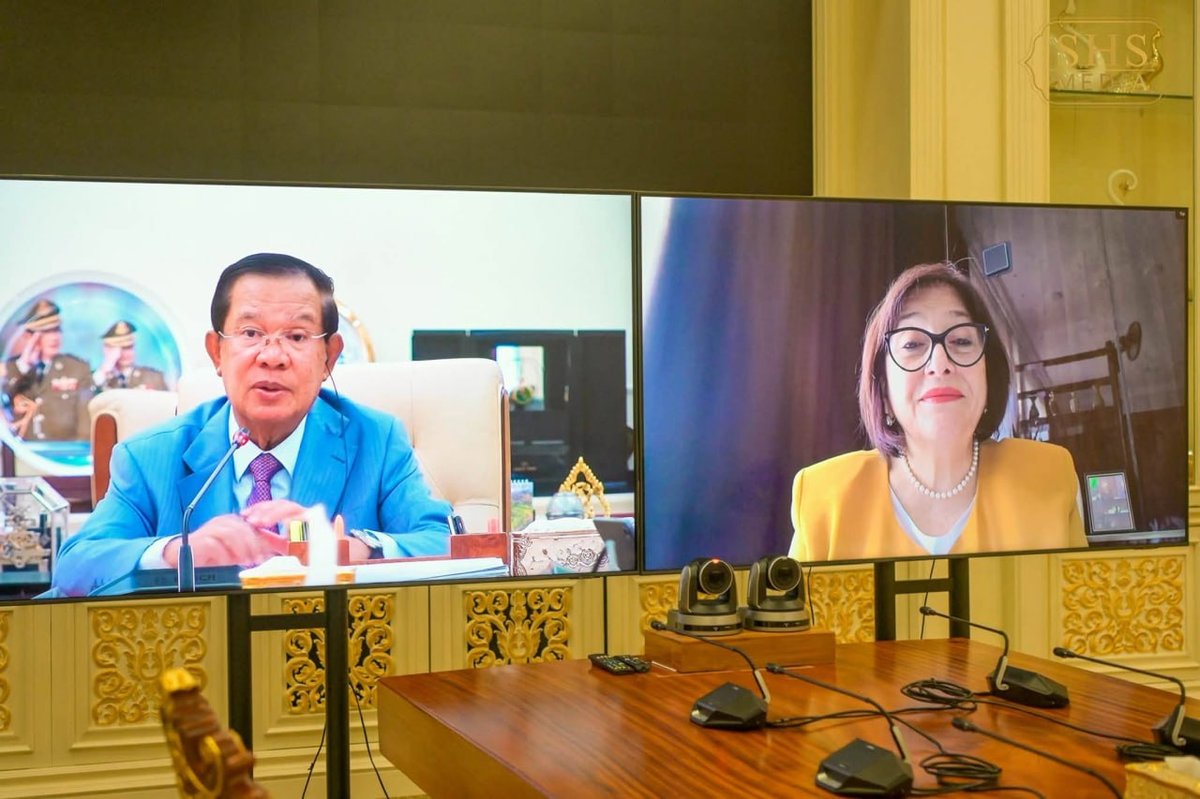 阿塞拜疆议长会见洪森 寻求竞选IPU主席支持
