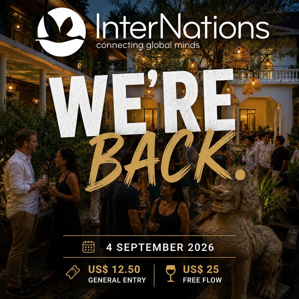 InterNations金边商务社交之夜9月4日举办 门票$