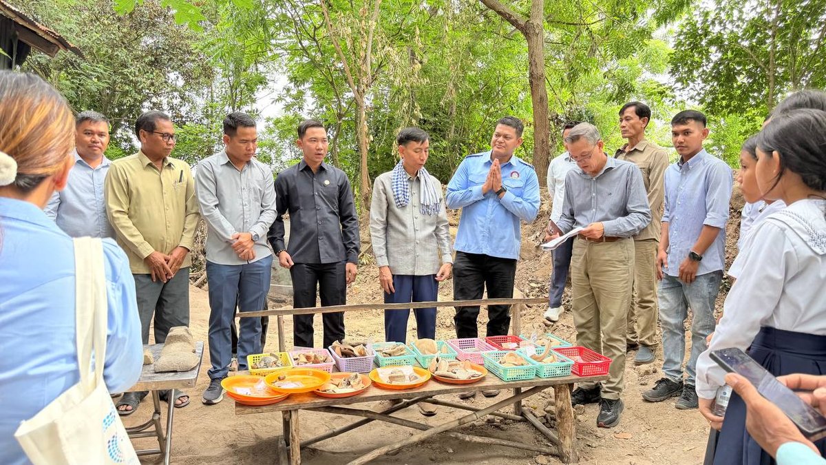 茶胶省吴哥波雷小山丘遗址考古成果正式发布