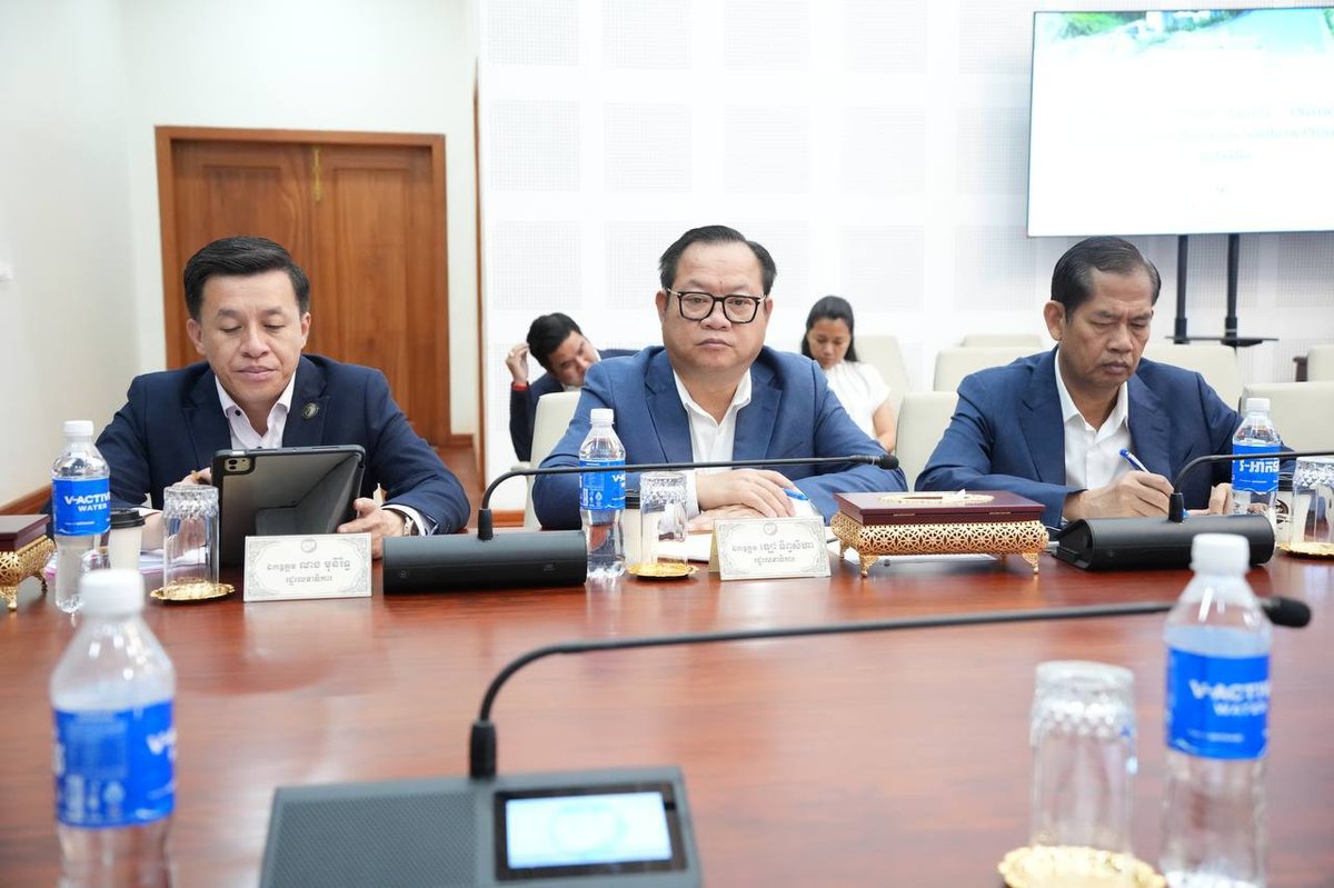 柬埔寨国土规划建设部与中国电建昆明院举行会谈,双方就柬埔寨沿
