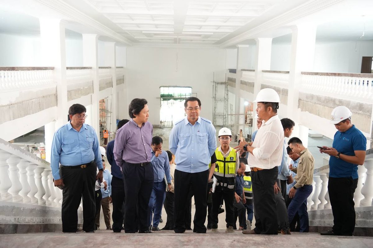 西哈努克省行政大楼建设进度达85% 预计11月完工