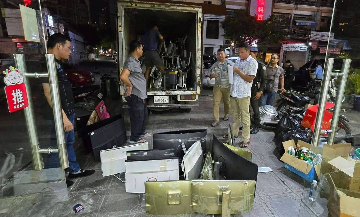金边一数码商户被查 警方提醒经营需证件齐全