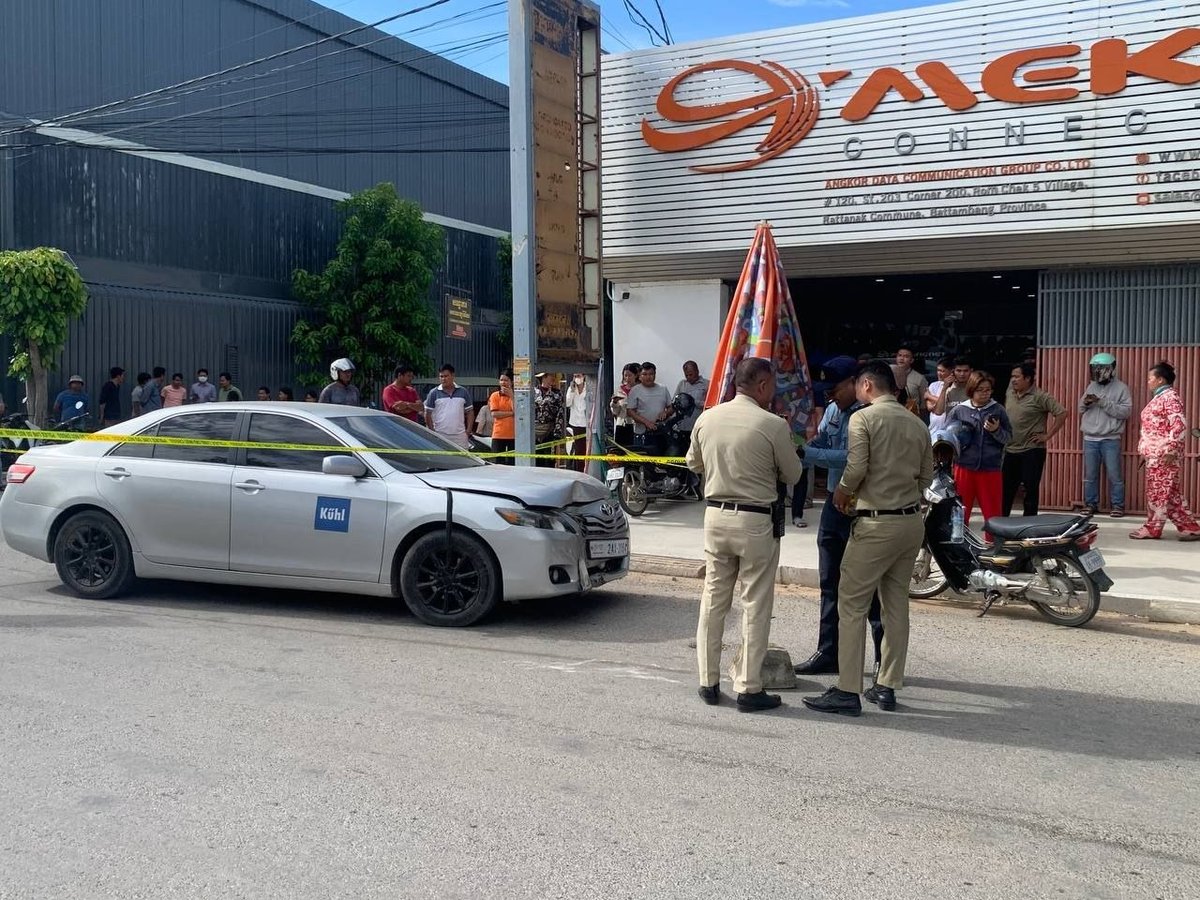马德望市发生单方交通事故致一人死亡