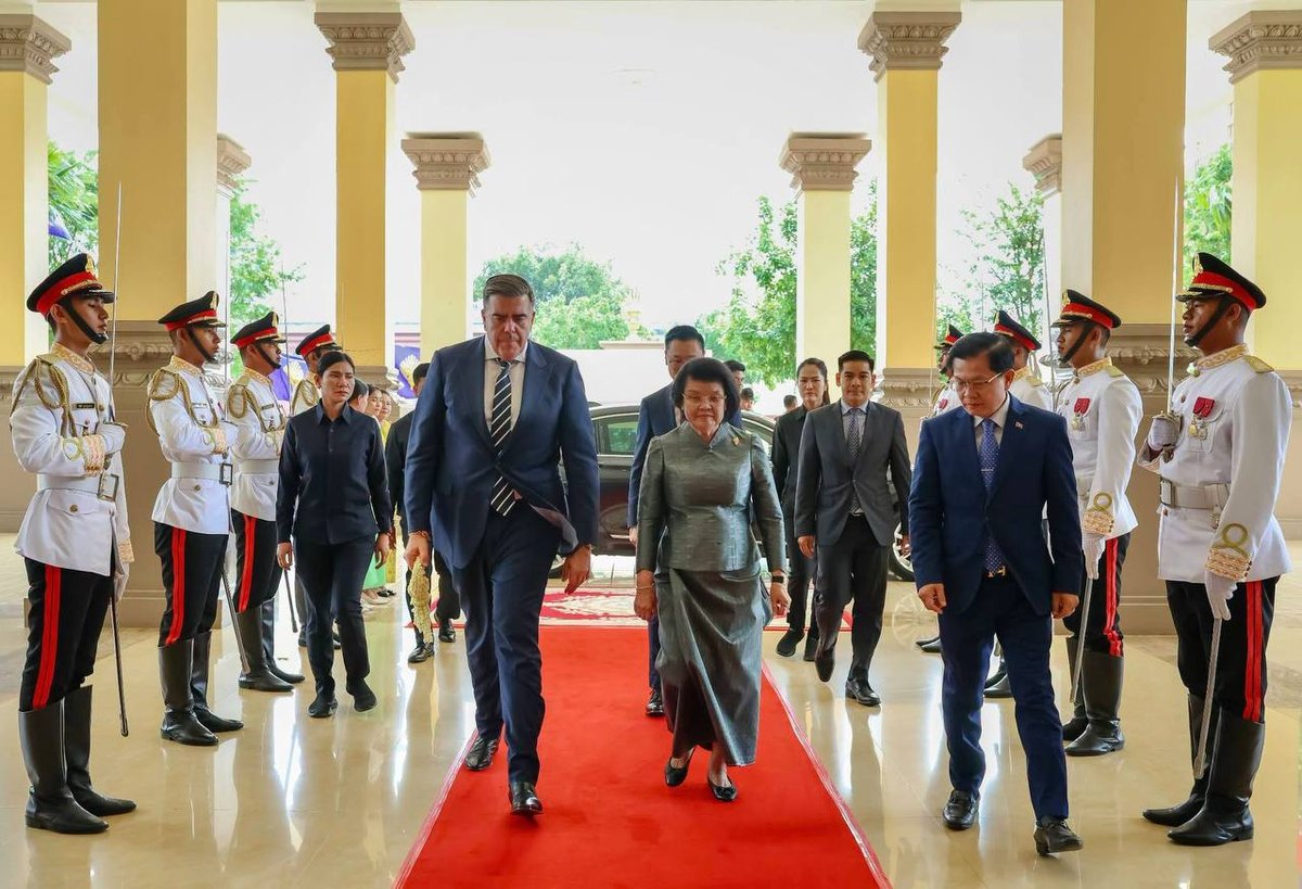 柬埔寨国会主席会见澳大利亚议长 强化双边合作