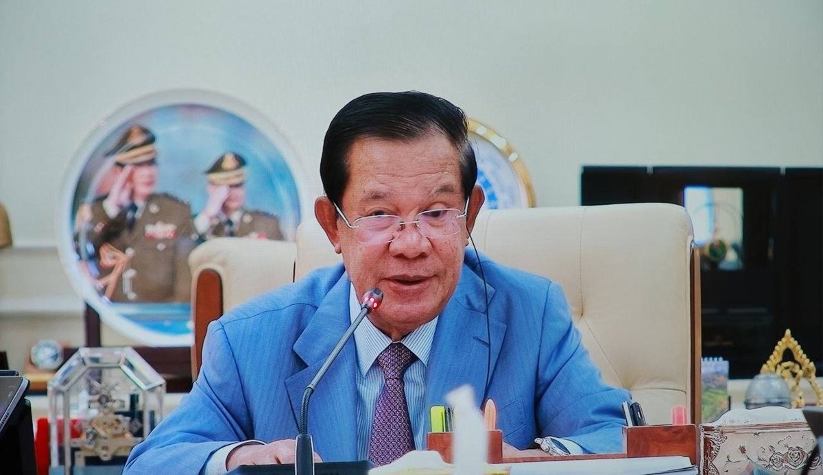 洪森主席与阿塞拜疆议长举行视频会议 探讨合作