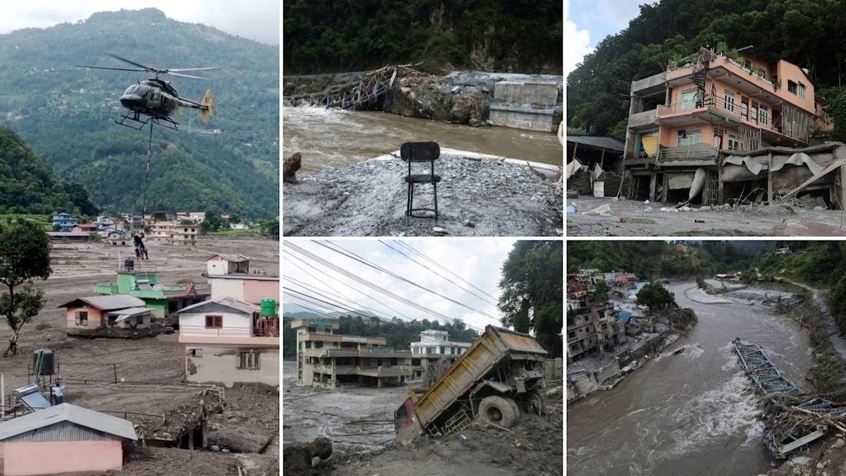 尼泊尔洪灾死亡人数升至近700人 仍有2500人失踪
