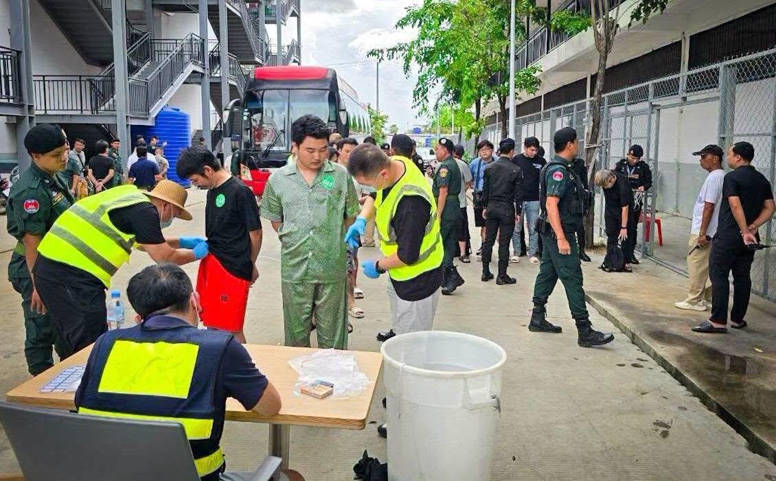 柬埔寨移民总局10天遣返777名外籍人员 涉网诈及非法居留