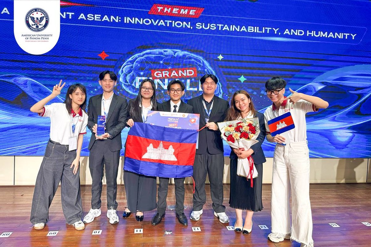 金边美国大学团队在东盟AI黑客松中获奖