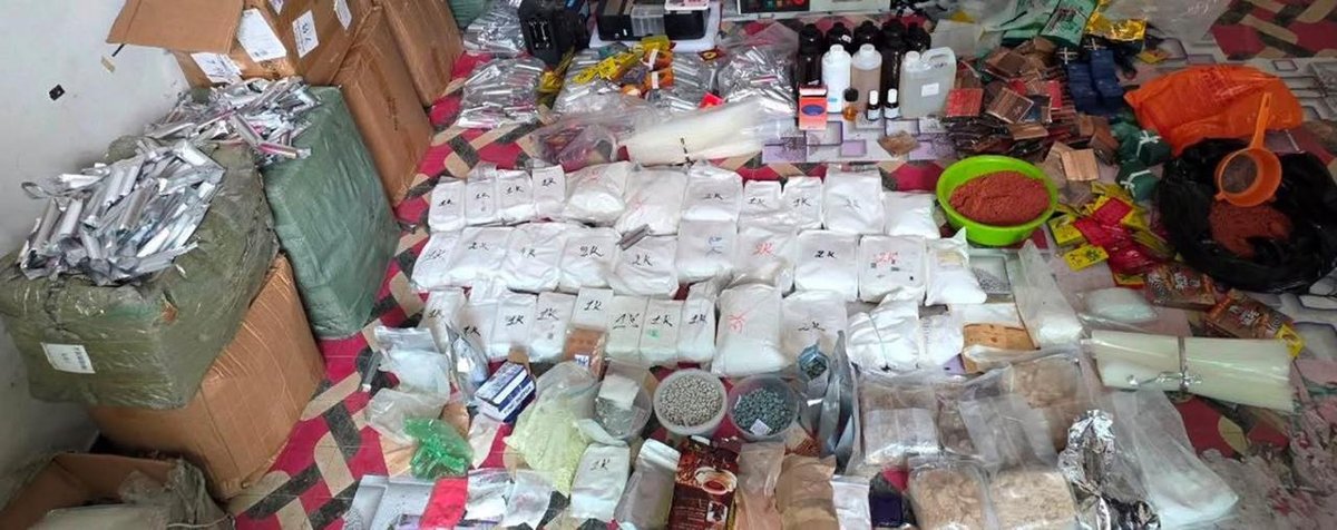 美柬联合破获跨国毒品洗钱案 查获大量制毒前体