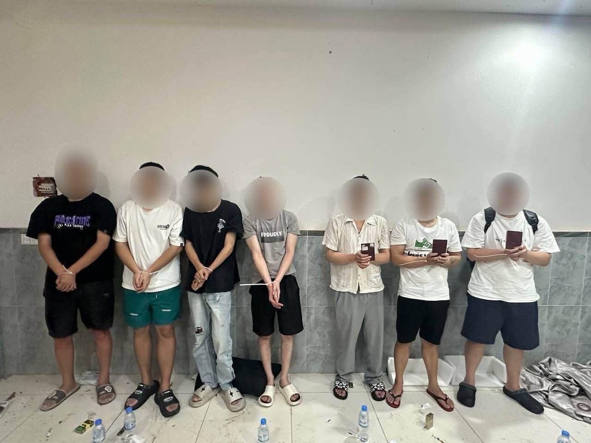 西港警方查获电诈窝点 逮捕7名中国籍嫌疑人