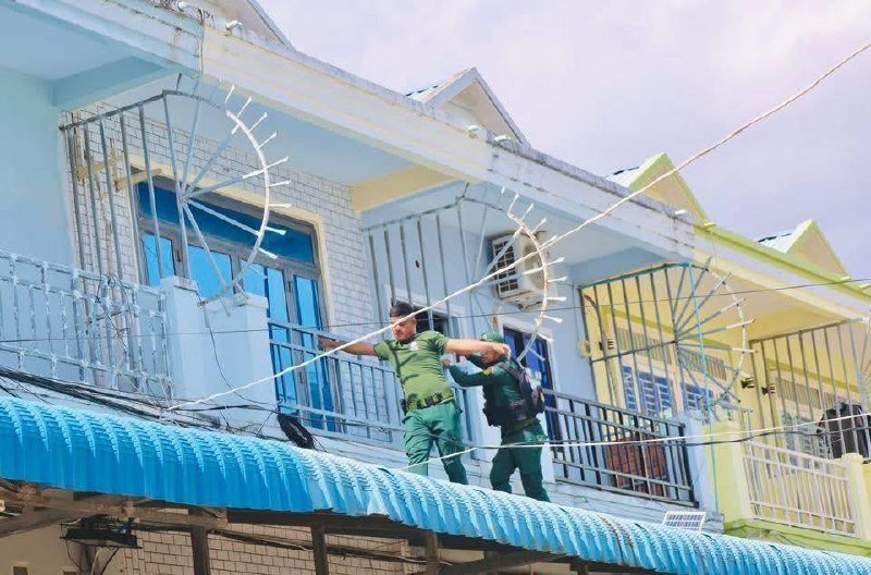 柴桢省统一指挥部对巴域市6处窝点进行行政检查,抓获13名涉嫌