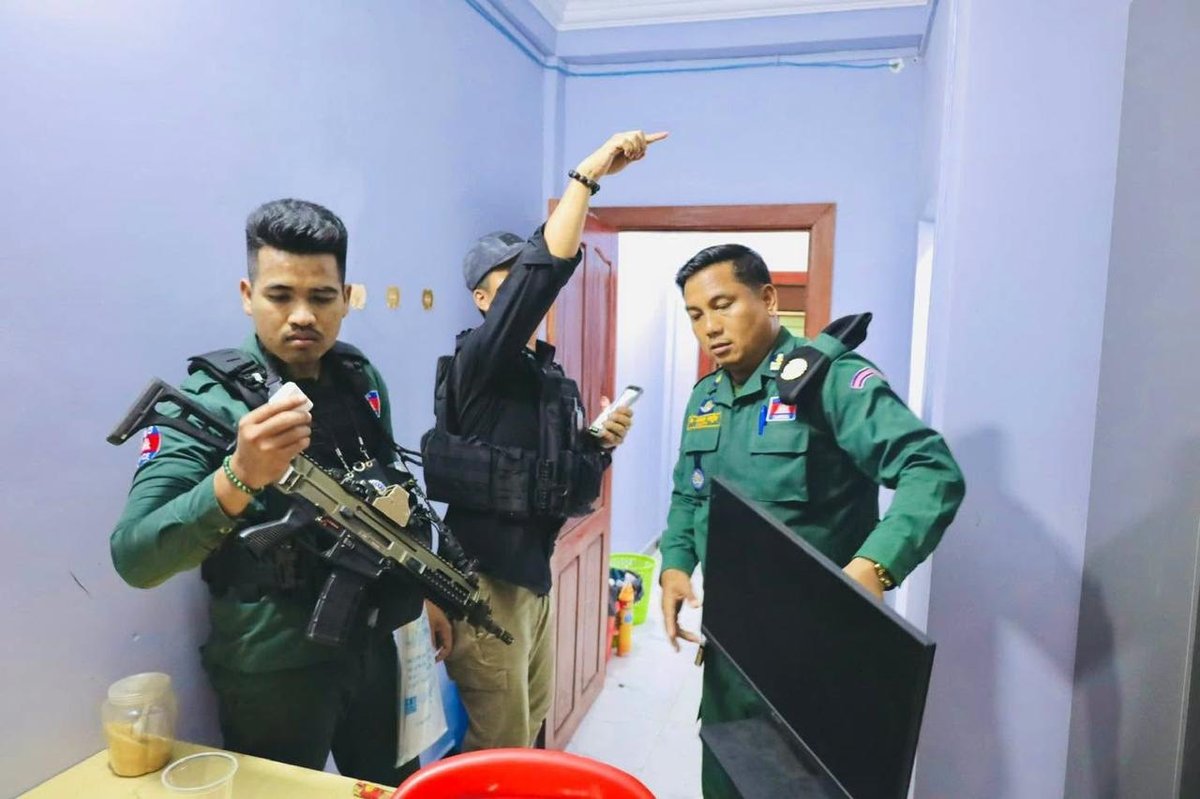 柴桢省统一指挥部对巴域市6处窝点进行行政检查,抓获13名涉嫌
