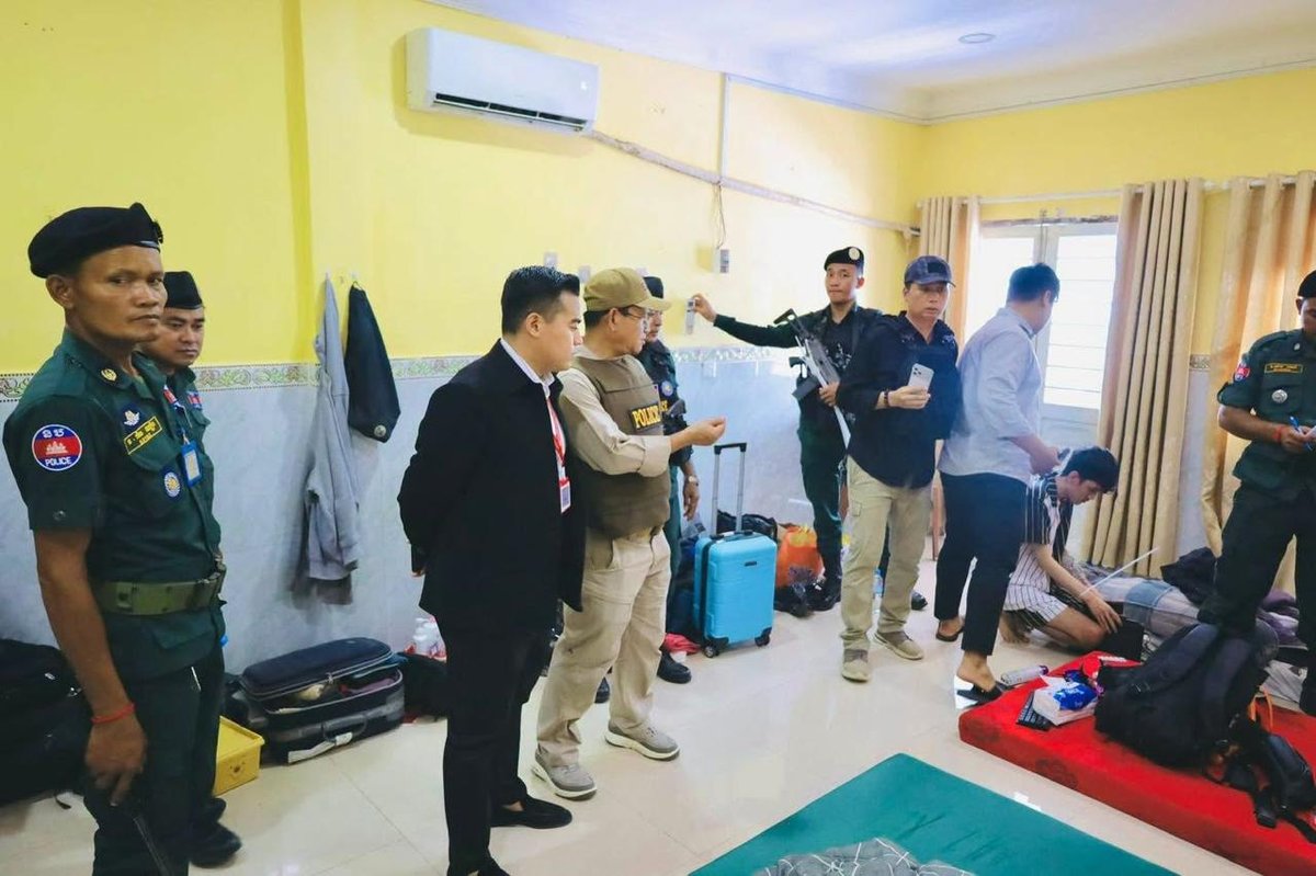 柴桢省统一指挥部对巴域市6处窝点进行行政检查,抓获13名涉嫌