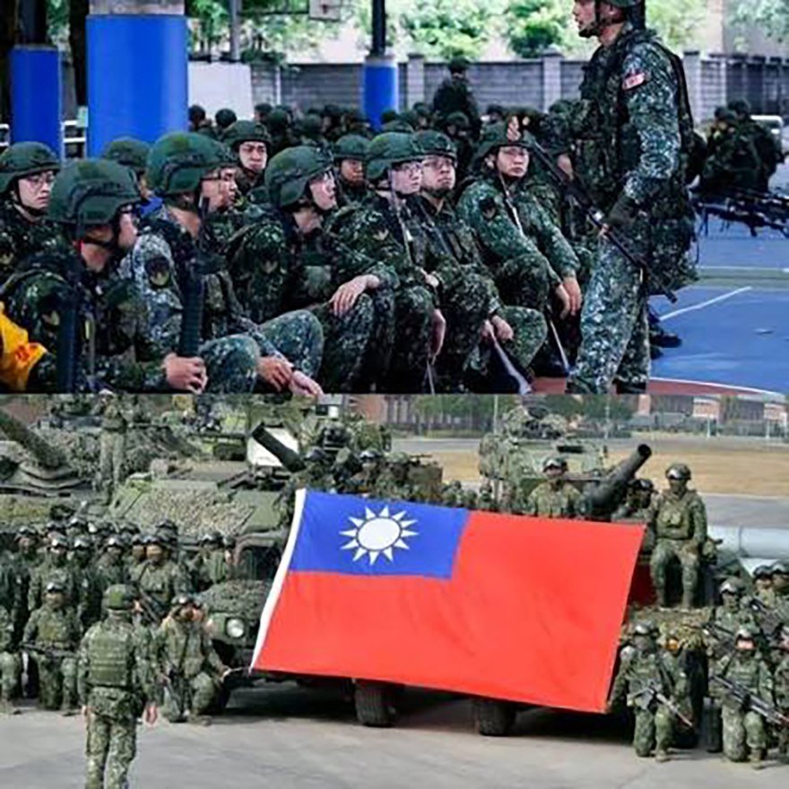 台海局势紧张 台湾地区举行军事演习以应对封锁