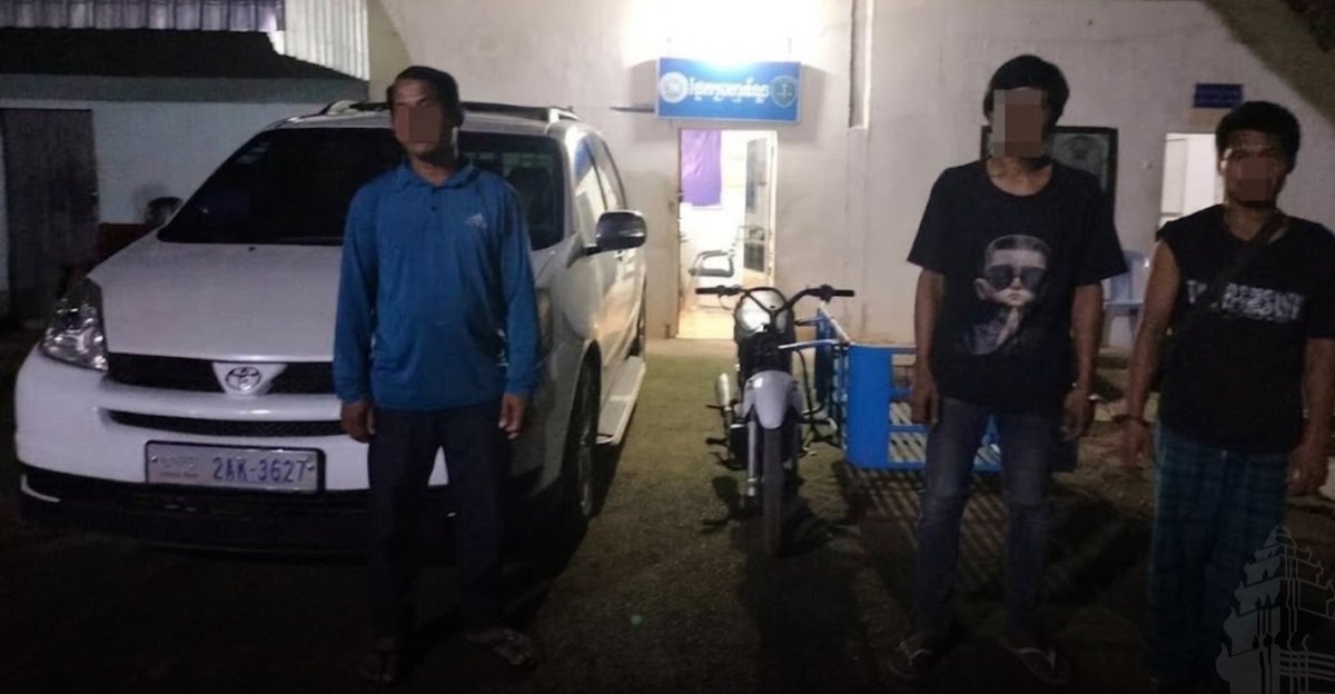 柬埔寨警方抓获3名蛇头 9名非法越境劳工被捕