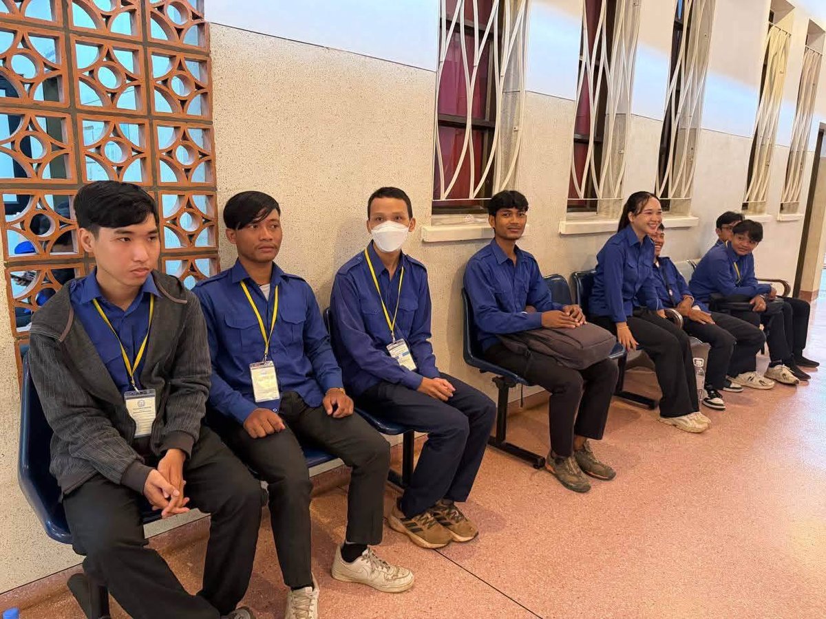 暹粒国立理工学院师生献血 支持坤塔帕花儿童医院