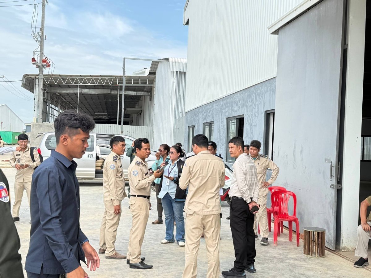 干拉省利顺制衣厂发生工人抗议 劳工部已介入