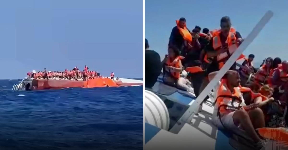 一艘载有270人渡轮在北部海岸沉没 搜救进行中